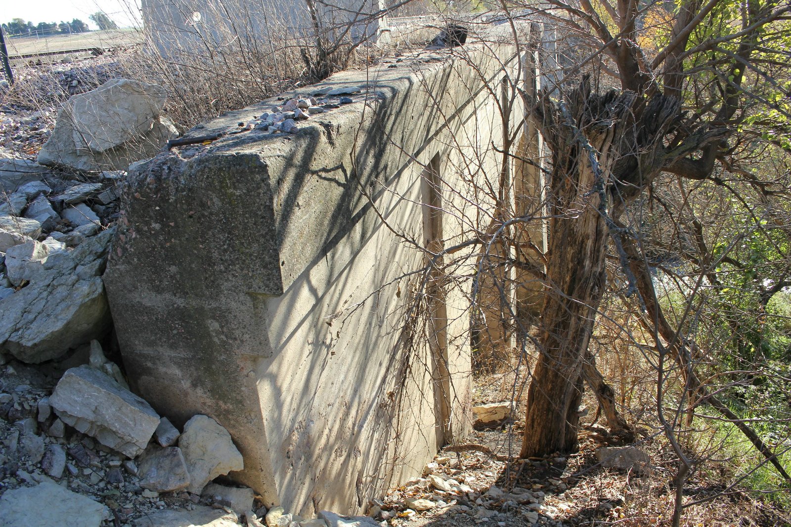 West abutment